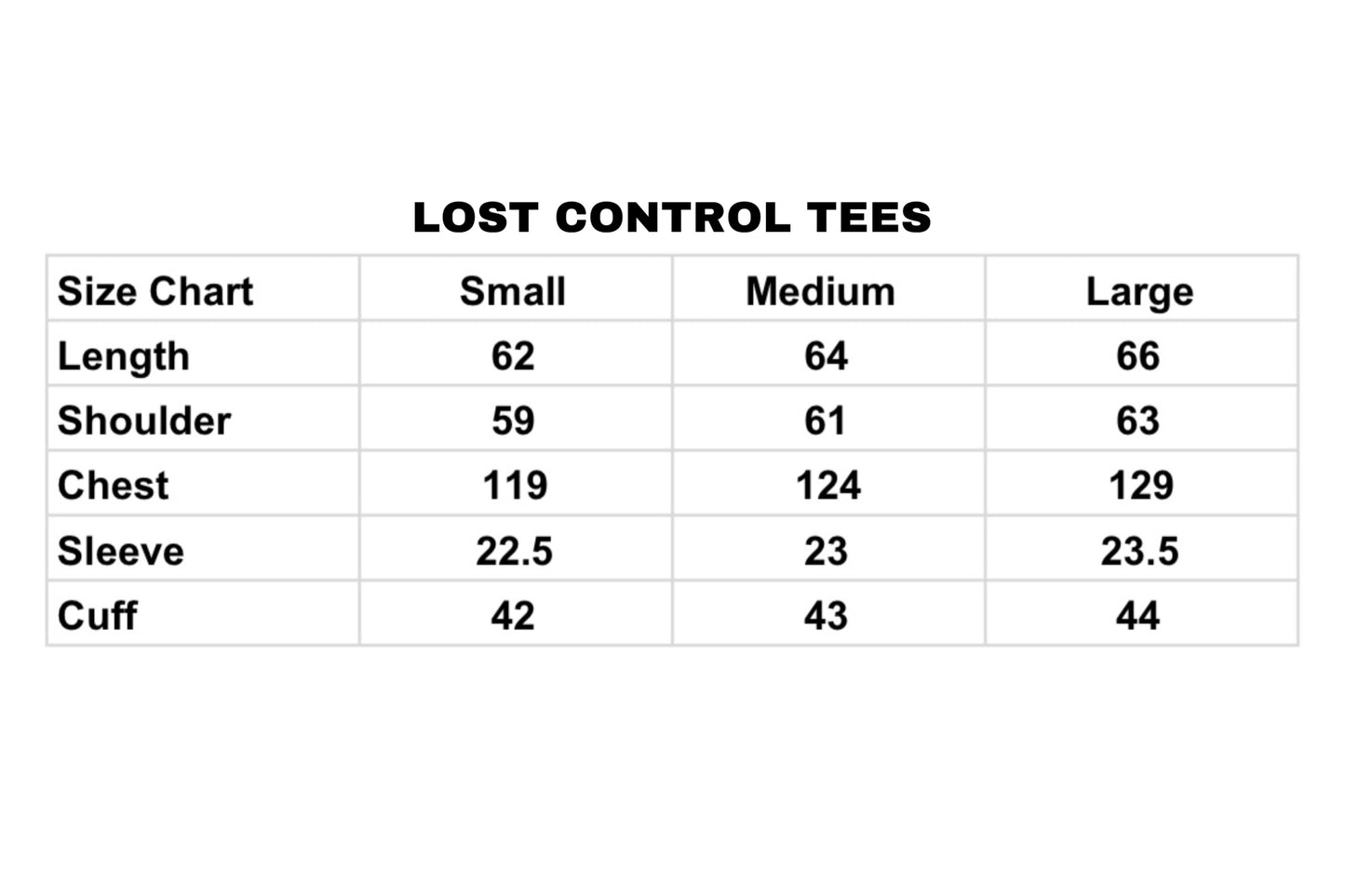 LOST CONTROL TEE (RED)